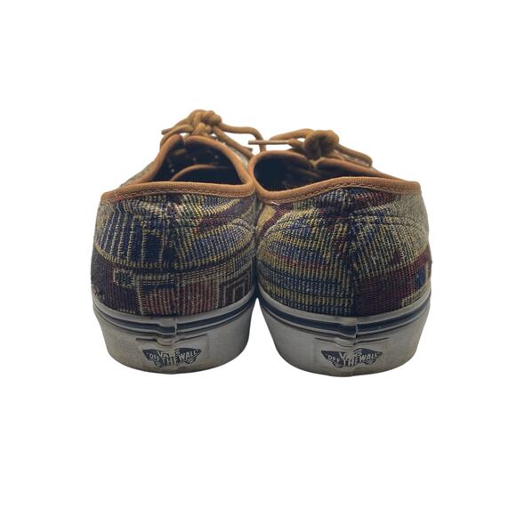 Vans Sample Sneakers women’s 11 Rare Tapestry Jacquard Woven lace Casual Shoes - Picture 5 of 8